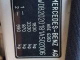 Mercedes C, 1.8l Benzinas, Sedanas 1997m